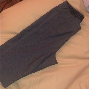 Grey UA workout leggings